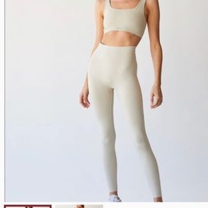 Set active oat milk leggings
